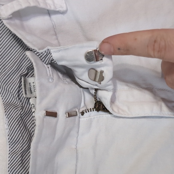 Stylus Bone White Shorts 10" Inseam Size 10 - Picture 3 of 4